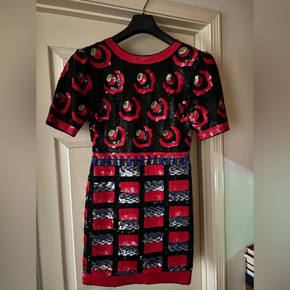 Vintage sequin mini dress